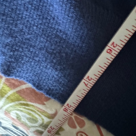 Royal blue turtleneck sweater. NWOT, size XL, tunic length - Picture 5 of 5